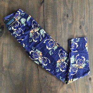 Girls 6-10 Belle Yellow Rose Leggings
